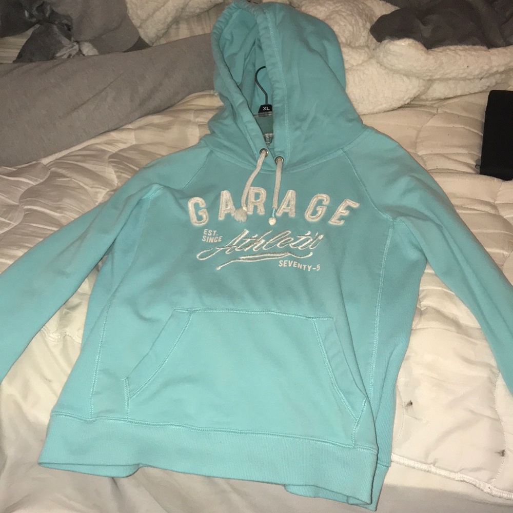 Light blue hoodie